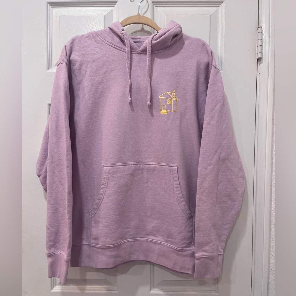 Harry Styles Harrys House Lavender Tracklist Hoodie Concert Merch - Medium - EUC